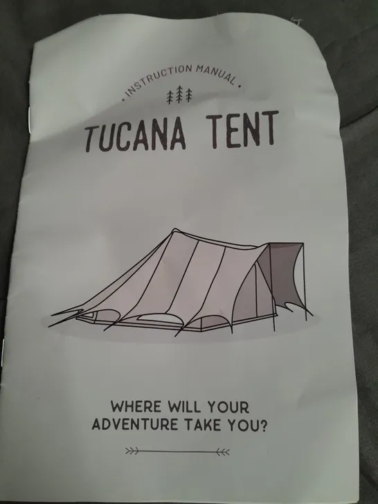 BOUTIQUE CAMPING 10TH ANNIVERSARY TUCANA TENT - CREAM