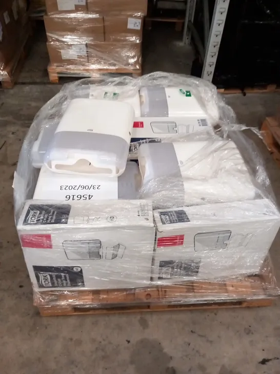 PALLET OF APPROXIMATELY 15 TORK HAND TOWEL DISPENSERS