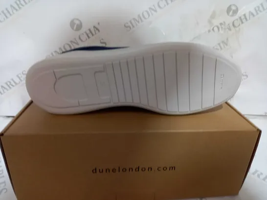 BOXED PAIR OF DUNE LONDON SHOES NAVY