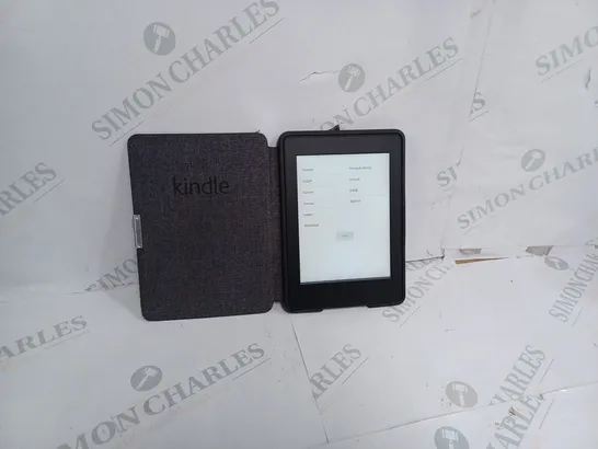 KINDLE PAPERWHITE MODEL DP75SDI WITH FOLDING CASE