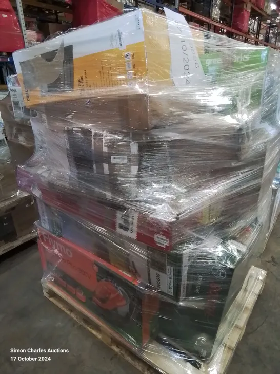 PALLET OF APPROXIMATELY 21 UNPROCESSED RAW RETURN HOUSEHOLD AND ELECTRICAL GOODS TO INCLUDE;