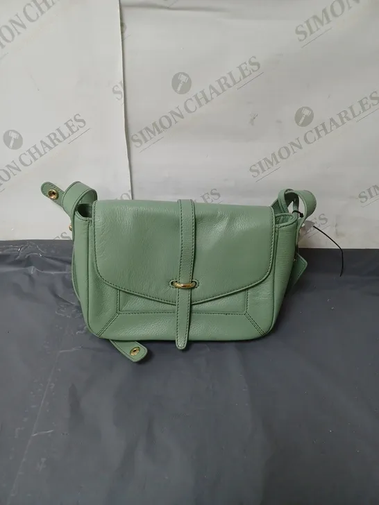 ASHWOOD GENUINE LEATHER GREEN HANDBAG