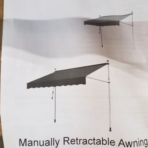 BOXED 2.5×1.2MMANUAL RETRACTABLE AWNING 