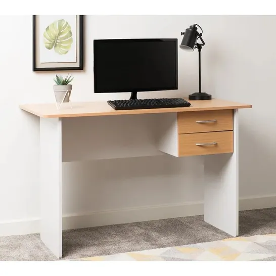 BOXED WILFRED DESK WHITE