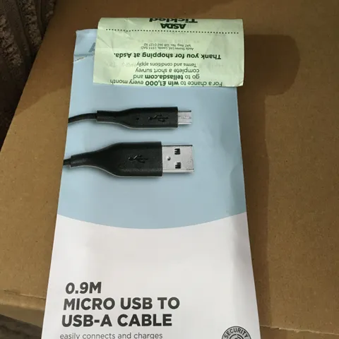 ASDA TECH 1.8 MICRO USB TO USB-A CABLE