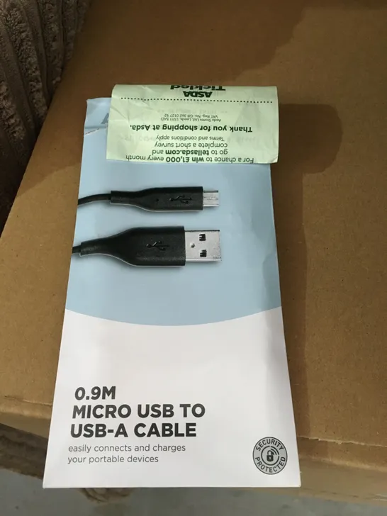 ASDA TECH 1.8 MICRO USB TO USB-A CABLE