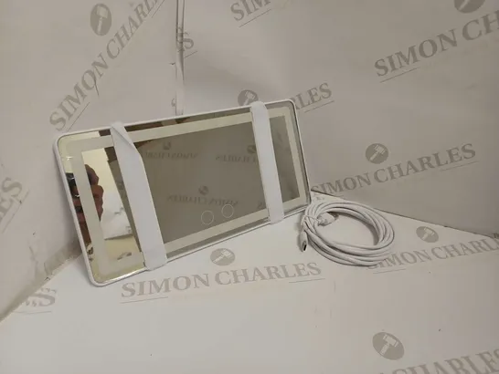 BOXED LED LIGHT MIRROR - TYPE B IN WHITE