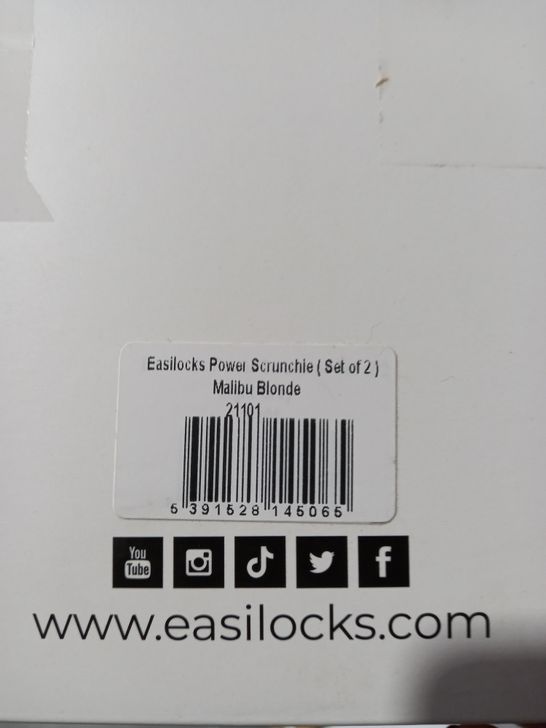 Easilocks Set of 2 HD Fibre Scrunchies x4 BOXES
