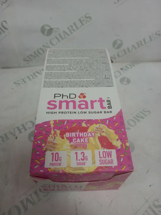 PHD SMART BAR, HIGH PROTEIN LOW SUGAR CHOCOLATE COATED SNACK