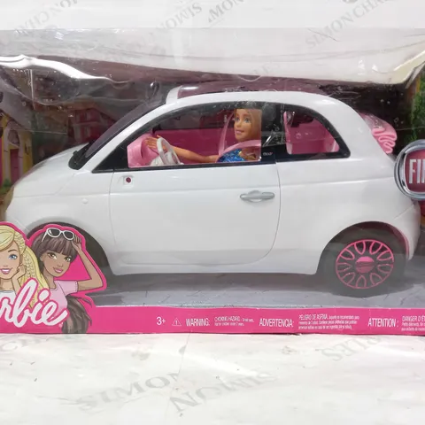 BARBIE FIAT DOLL AND VEHICLE