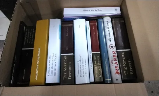 BOX OF APPROXIMATELY 20 ASSORTED BOOKS INCLUDING NOVELS, LIFESTYLE AND RELIGION