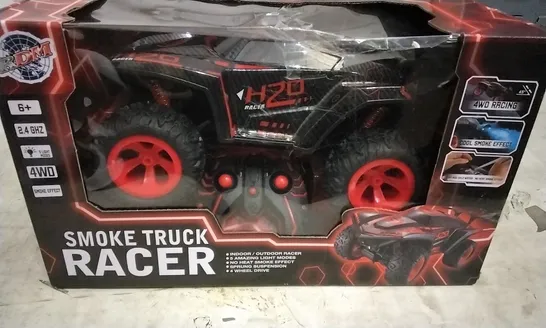 REMOTE CONTROL SMOKE TRUCK RACER RED