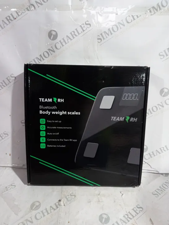 BOXED TEAM RH BLUETOOTH BODY WEIGHT SCALES 