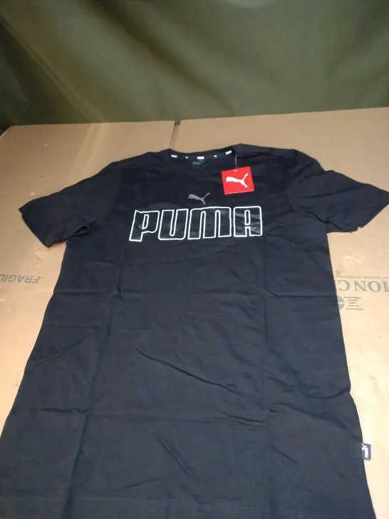 PUMA GRAPHIC T-SHIRT IN BLACK SIZE SMALL