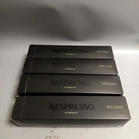LOT OF 4 X NESPRESSO STORMIO COFFEE CAPSULES