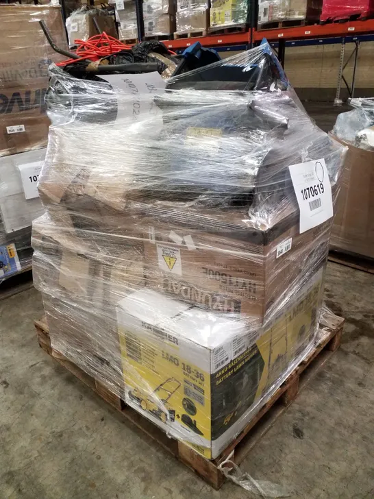 PALLET OF APPROXIMATELY 11 UNPROCESSED RAW RETURN HOUSEHOLD AND ELECTRICAL GOODS TO INCLUDE;