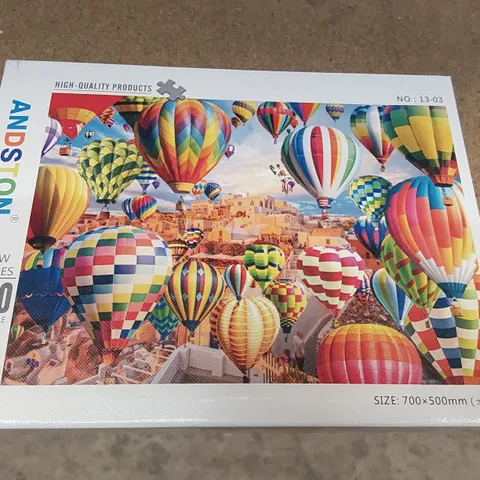 BOX OF 11X BRAND NEW ANDSTON 1000 PIECE 700 X 500MM HOT AIR BALLOON LANDSCAPE JIGSAWS (1 BOX)