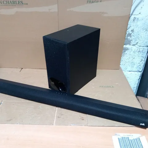 BOXED POLK SIGNA S2 SOUND BAR AND SUBWOOFER