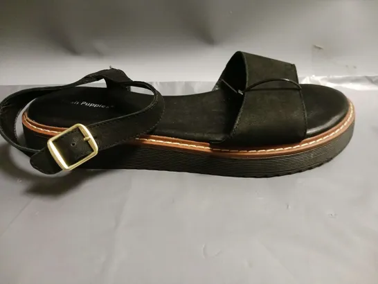 HUSH PUPPIES LADIES SANDALS BLACK SIZE 8