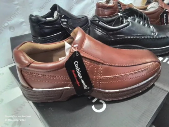 SELECTION OF BOXED CUSHION-WALK LEATHER SHOES, (STYLES, COLOURS AND SIZES VARY)