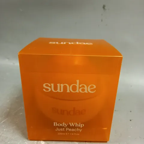 JUST PEACHY BODY WHIPPED MOISTURISER AND ORANGE 220ML 