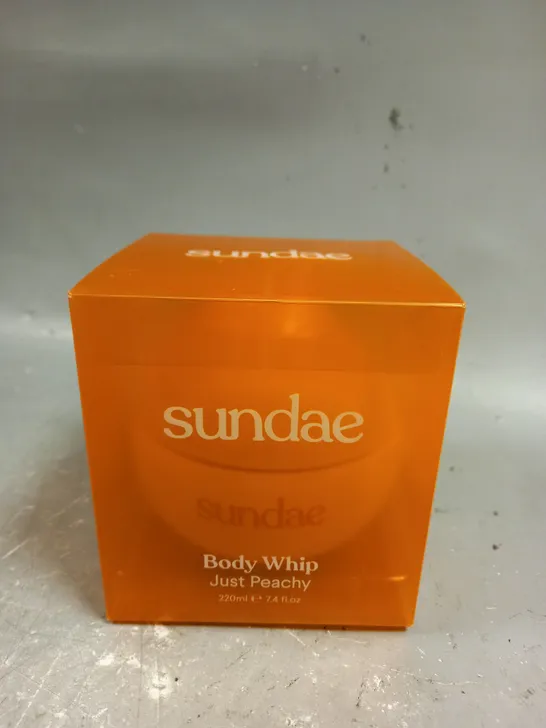 JUST PEACHY BODY WHIPPED MOISTURISER AND ORANGE 220ML 