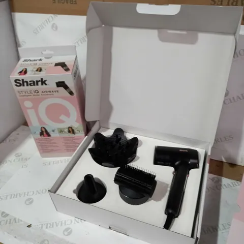 SHARK STYLE IQ IONIC HAIR DRYER & STYLER W/ ACCESSORIES