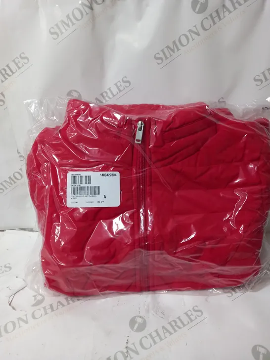 PADDED JACKET RED SIZE MEDIUM 