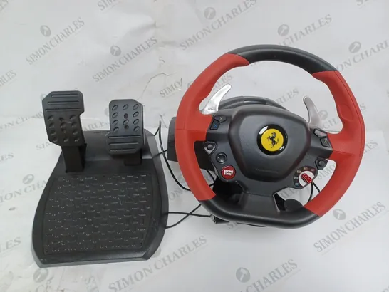 UNBOXED THRUSTMASTER FERRARI 458 SPIDER RACING WHEEL