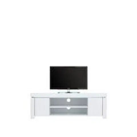 BOXED ATLANTIC WHITE TV UNIT (1 BOX)