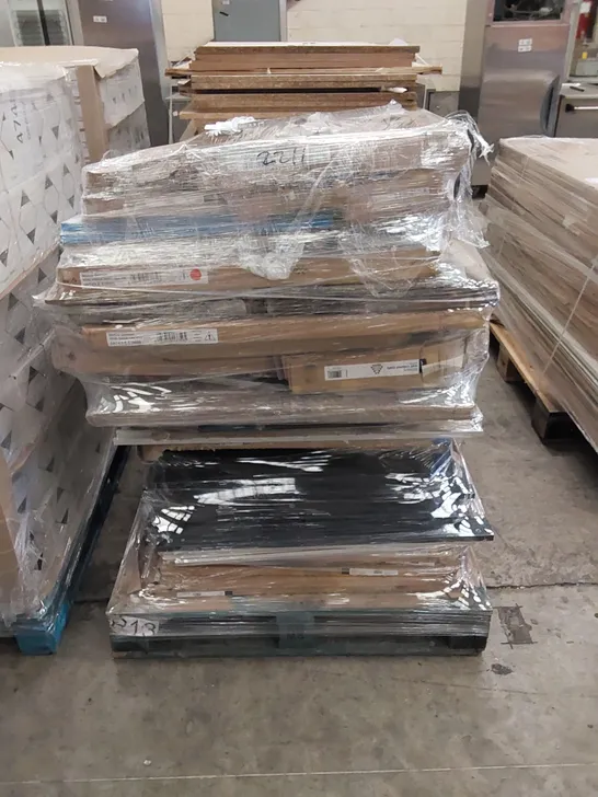 PALLET TO CONTAIN ASSORTED INCOMPLETE FURNITURE PARTS AND PANELS 