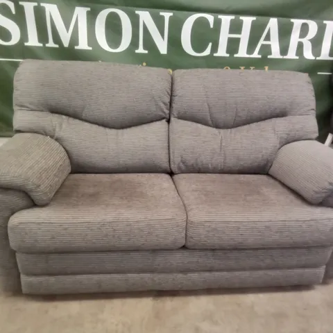 DESIGNER G PLAN MADE STRATFORD 2 SEATER SOFA - HORIZON SLATE FABRIC 