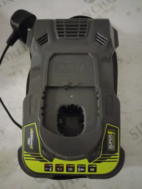 RYOBI-ONE+ 18V SUPER FAST CHARGER