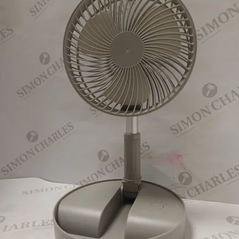 ZK RETRACTABLE PORTABLE FAN IN GREY