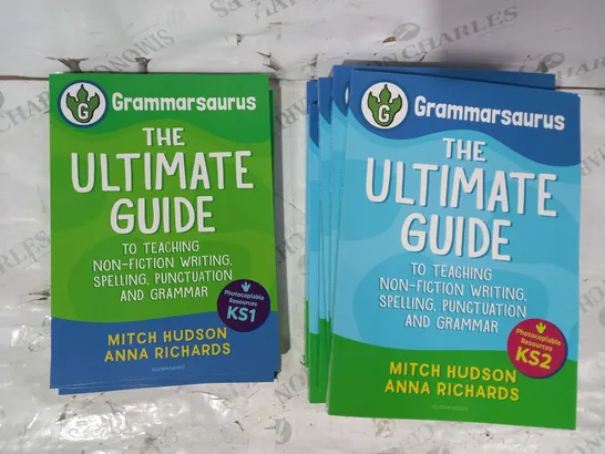 LOT OF APPROXIMATELY 8 ASSORTED GRAMMARSAURUS THE ULTIMATE GUIDE TO TEACHING BOOKS TO INCLUDE KS1, AND KS2