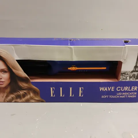 BOXED ELLE MATT FINISH WAVE CURLER 