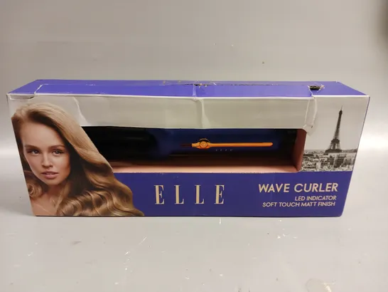 BOXED ELLE MATT FINISH WAVE CURLER 