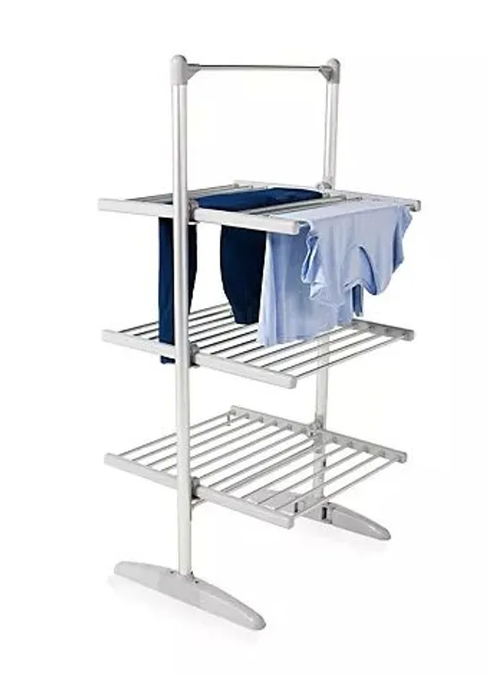 ORGANISED OPTIONS 3 TIER HEATED AIRER WITH 21M DRYING SPACE & COVER