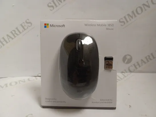 MICROSOFT WIRELESS MOBILE 1850 MOUSE - BLACK