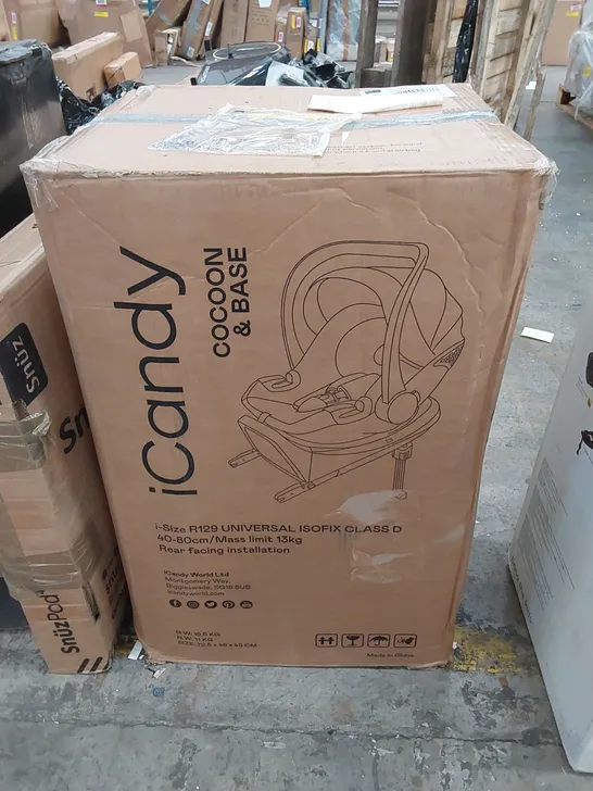 BOXED ICANDY COCOON CAR SEAT & BASE 