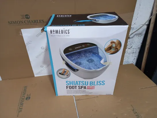 BOXED HOMEDICS SHIATSU BLISS FOOT SPA