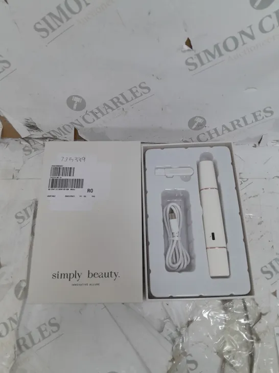 BOXED SIMPLY BEAUTY 2 IN 1 SUPER SMOOTH FACE & BROWS HAIR REMOVER, WHITE