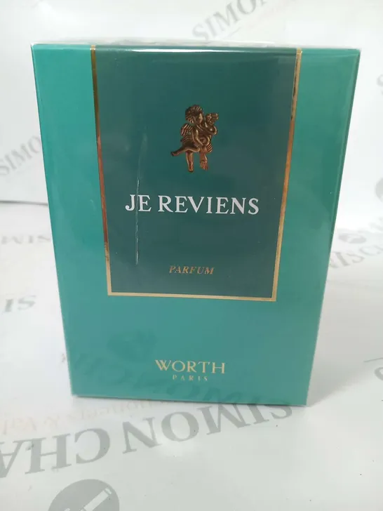 BOXED AND SEALED JE REVIENS PARFUM WORTH PARIS 30ML