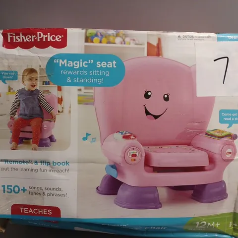 BOXED FISHER-PRICE LAUGH & LEARN SMART STAGES CHAIR 