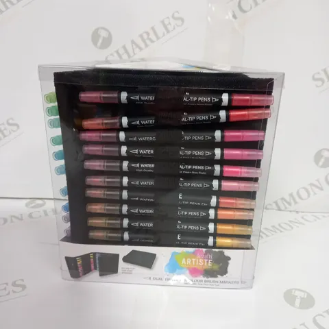 DOCRAFTS ARTISTE DUAL TIP WATERCOLOUR BRUSH MARKERS - 36