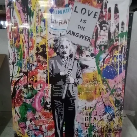 EINSTEIN CANVAS PAINTING 