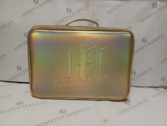 MADE BY MITCHELL LARGE METALLIC GOLD COLOUR SUITCASE