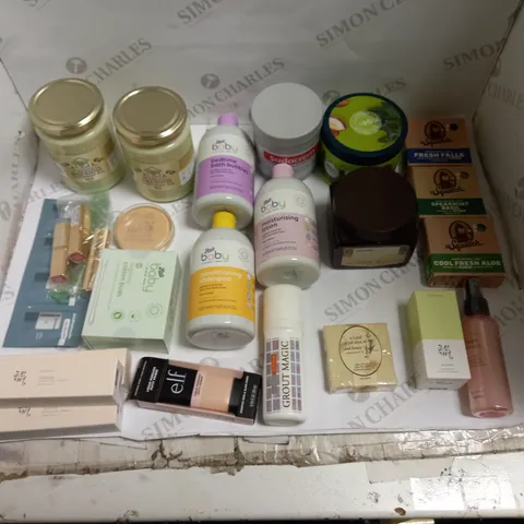 LOT OF APPROX 20 ASSORTED HEALTH AND BEAUTY ITEMS TO INCLUDE OILS, BABY ITEMS, SOAPS ETC