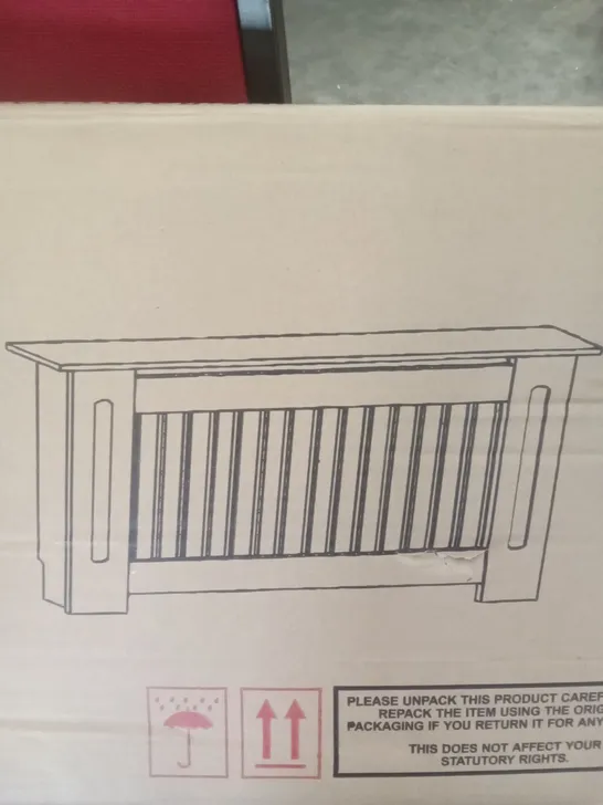 BOXED RADIATOR COVER - GREY 