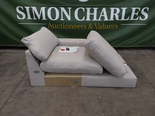 DESIGNER CHAISE SOFA PIECE WITH CUSHIONS 